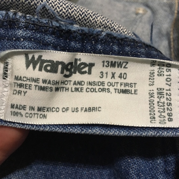 Wrangler Men's jeans 13MWZ 31 x 40 - Picture 2 of 11
